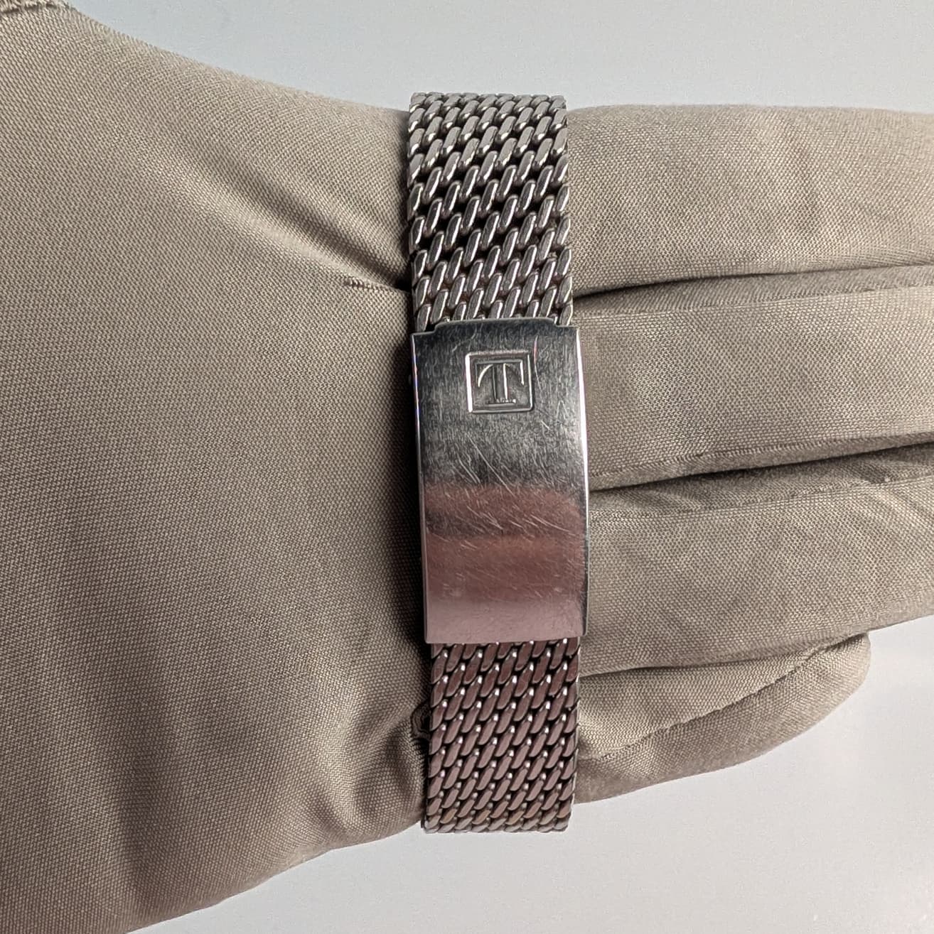 Tissot Visodate Seastar PR-516 | James Bond “Live and Let Die” | Mosaic Patina Dial | Original Mesh Bracelet