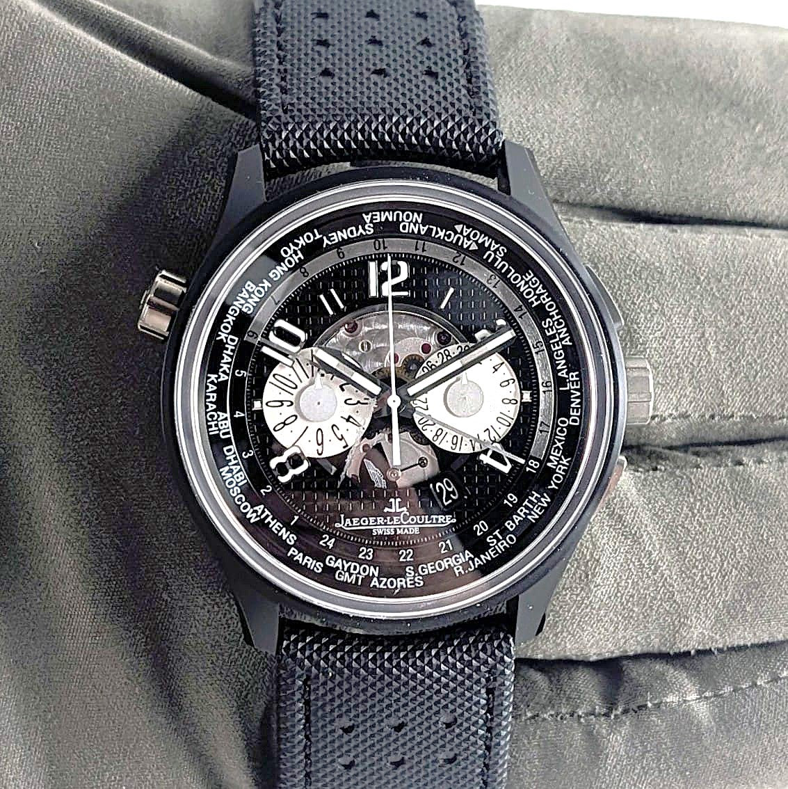 Jaeger-LeCoultre Aston Martin AMVOX 5 World Chronograph – Ref. Q193J471 (Serviced)