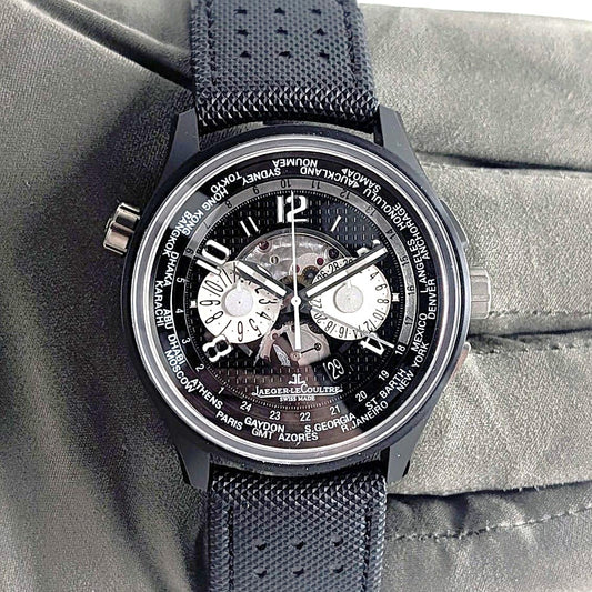 Jaeger-LeCoultre Aston Martin AMVOX 5 World Chronograph – Ref. Q193J471 (Serviced)
