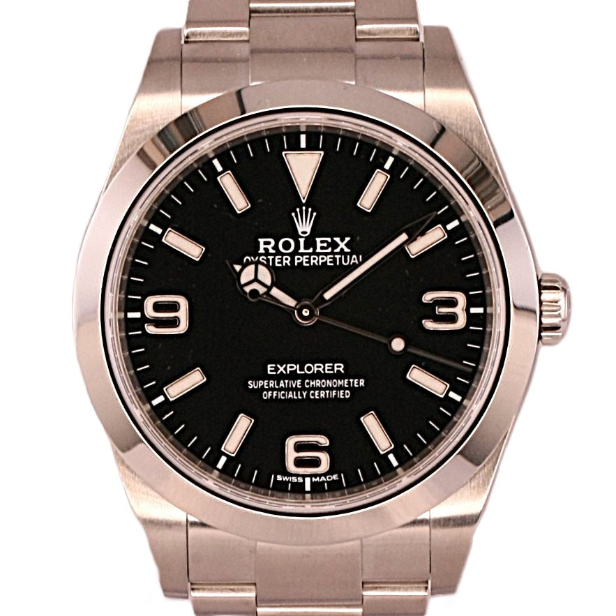 Rolex Explorer Black Dial | Ref. 214270