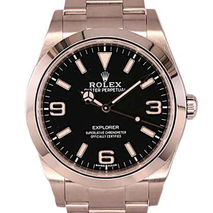 Rolex Explorer Black Dial | Ref. 214270