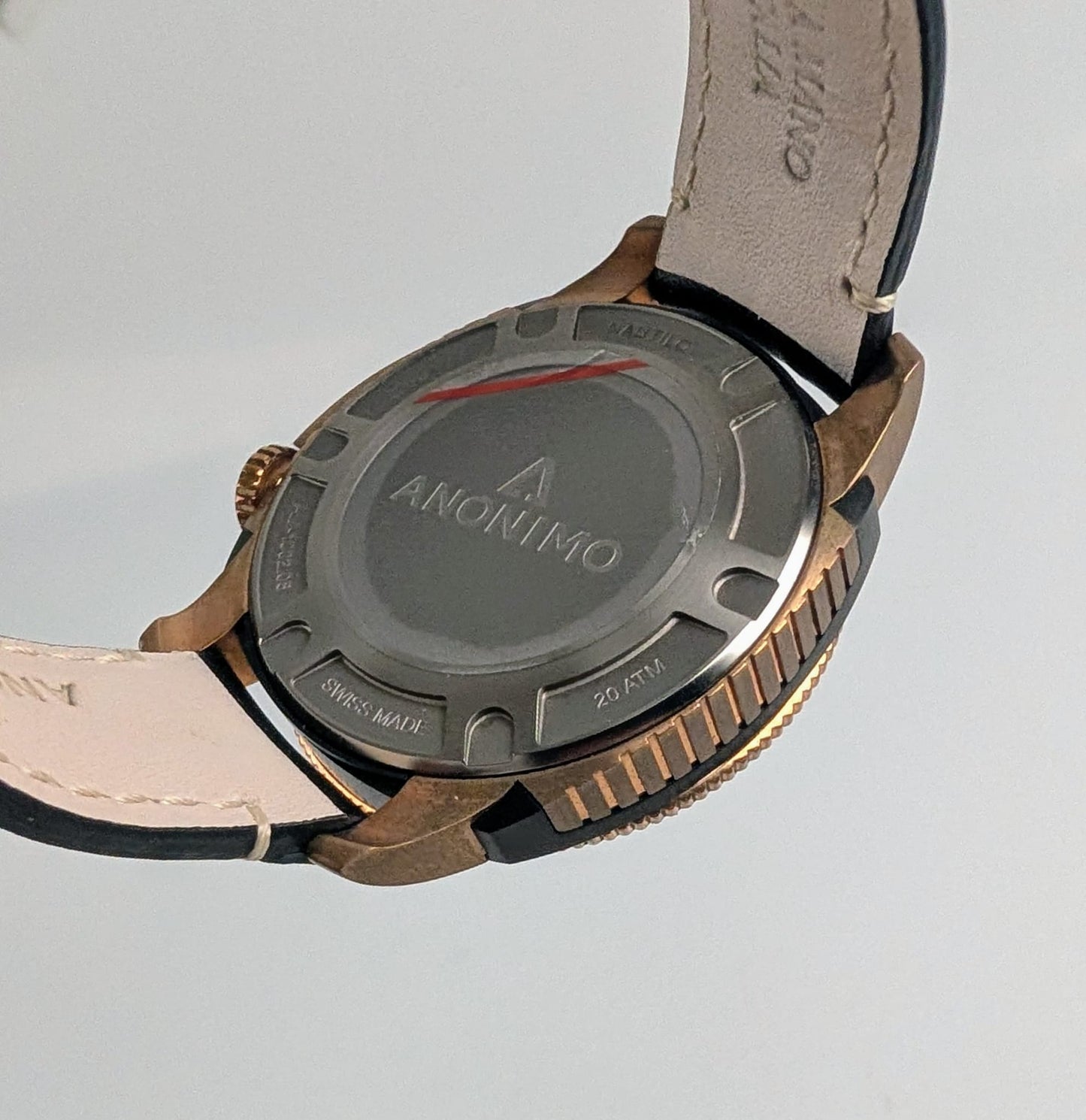 Anonimo Nautilo Bronze Automatic Diver — Blue Dial, Ref. AM-1002.08