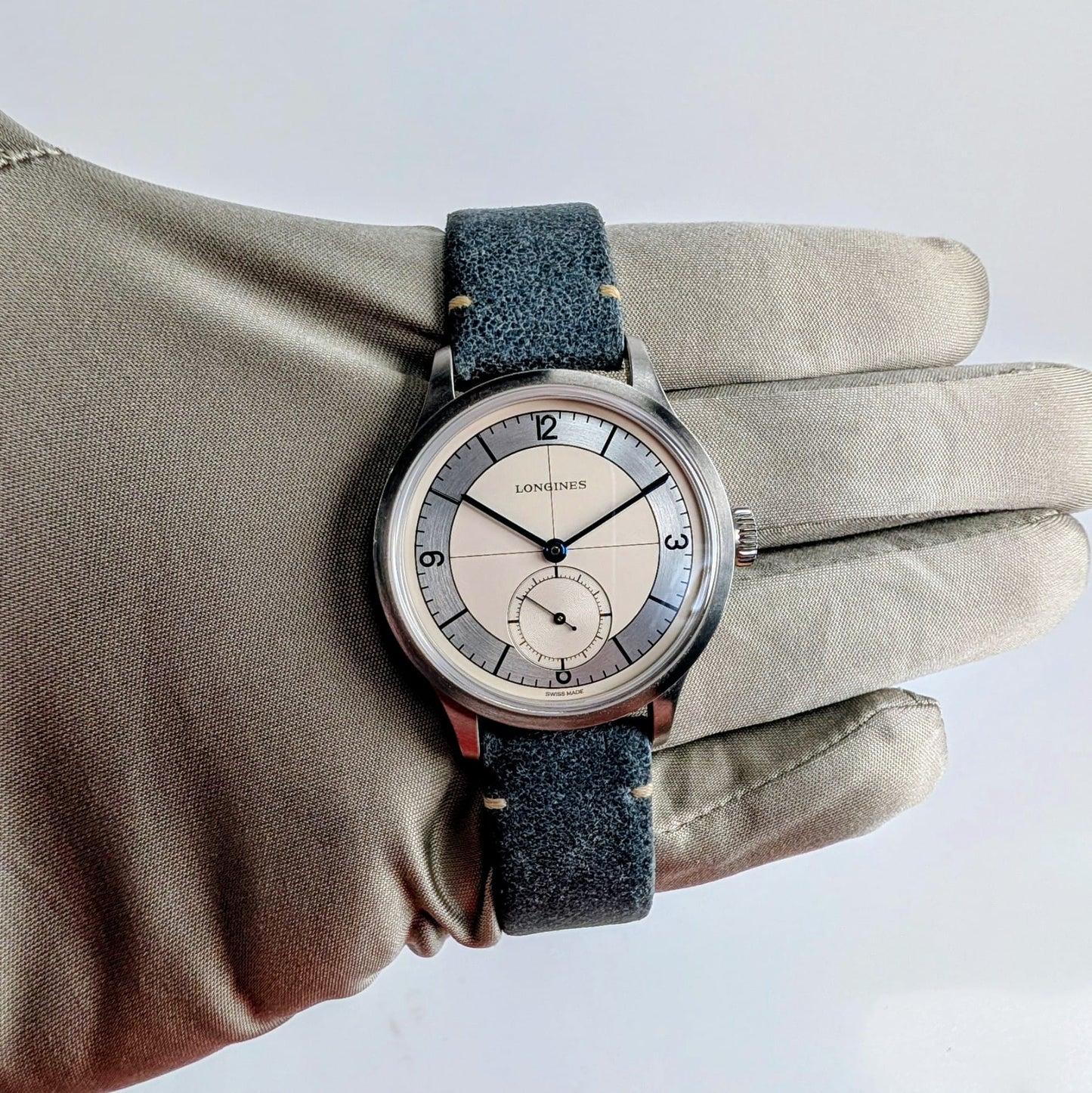 Longines Heritage 39mm Men's Watch | Silver Dial | Full Set | Ref. L2.828.4.73.2