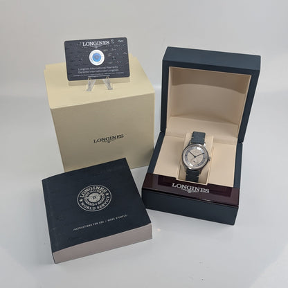 Longines Heritage 39mm Men's Watch | Silver Dial | Full Set | Ref. L2.828.4.73.2