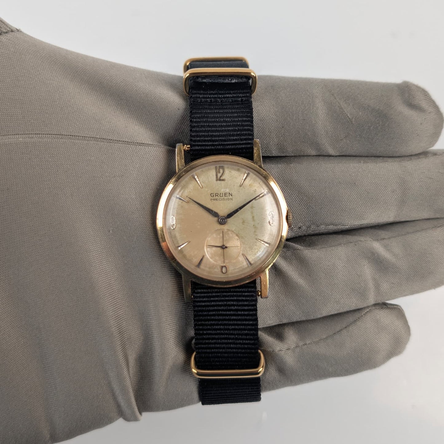 Gruen Precision 510 Gold-Plated Vintage Men's Watch | James Bond Style