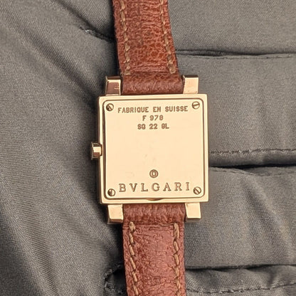 Bulgari Quadratto Solid 18K Yellow Gold Ladies Watch | Ref. SQ 22 GL