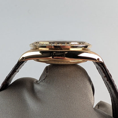 Rolex Datejust Ladies 31mm | Solid 18K Yellow Gold | Diamond Bezel | Houndstooth Dial