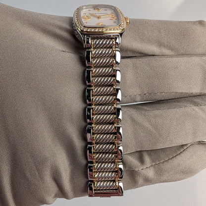 David Yurman Thoroughbred Ladies Watch | Diamond | Mother of Pearl | 25mm