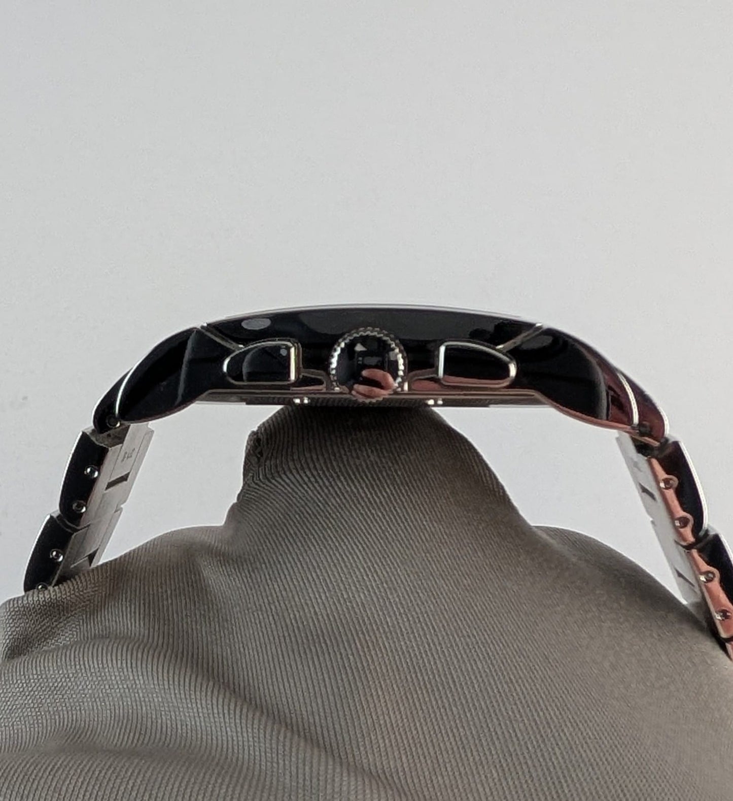 Bulgari Rettangolo Chronograph Men's Watch | Black Dial | Ref. RTC49S