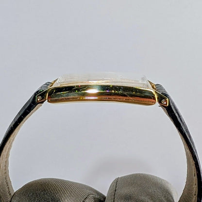 Omega De Ville Tank 18K Yellow Gold Unisex Watch