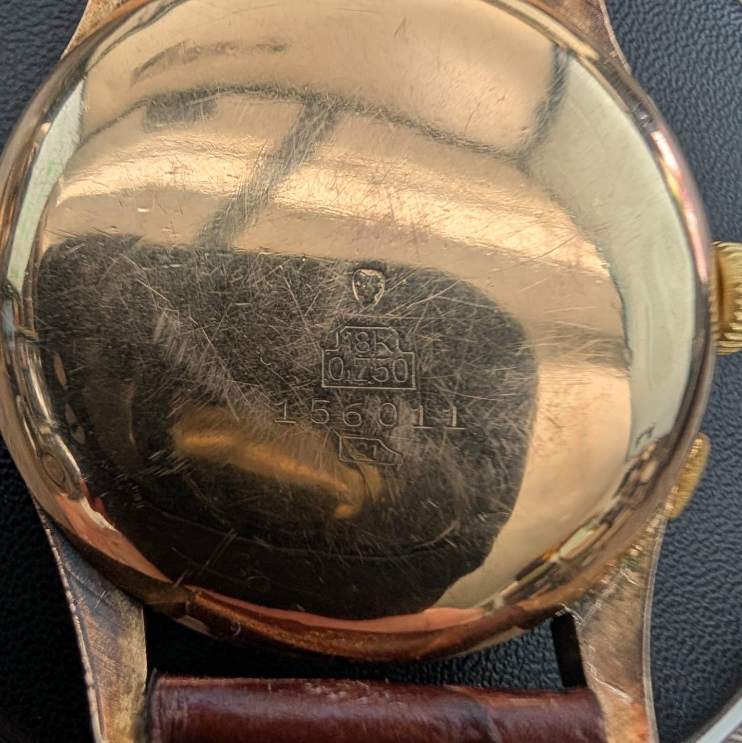 Swiss Vintage Solid 18K Yellow Gold Men's Chronograph Watch | Recently Serviced