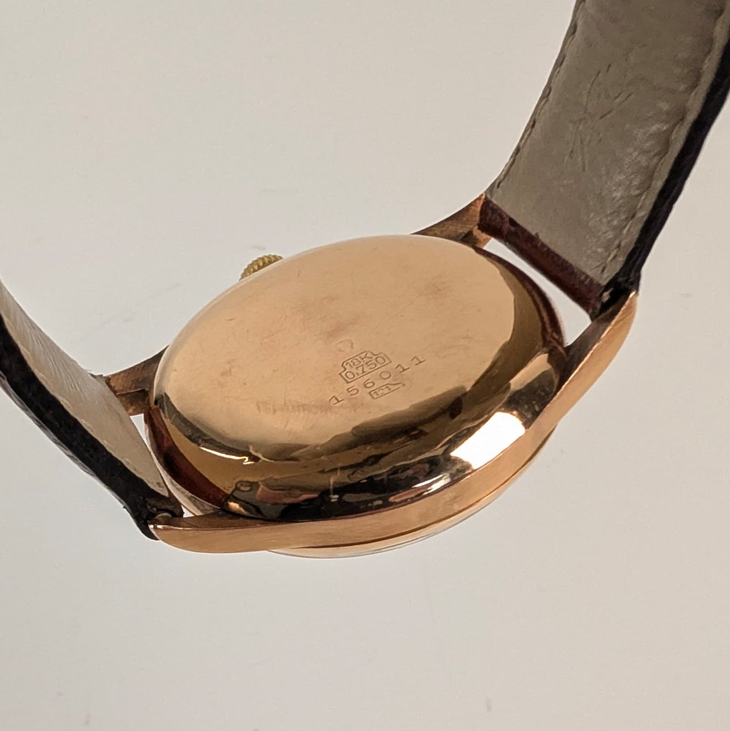 Swiss Vintage Solid 18K Yellow Gold Men's Chronograph Watch | Recently Serviced