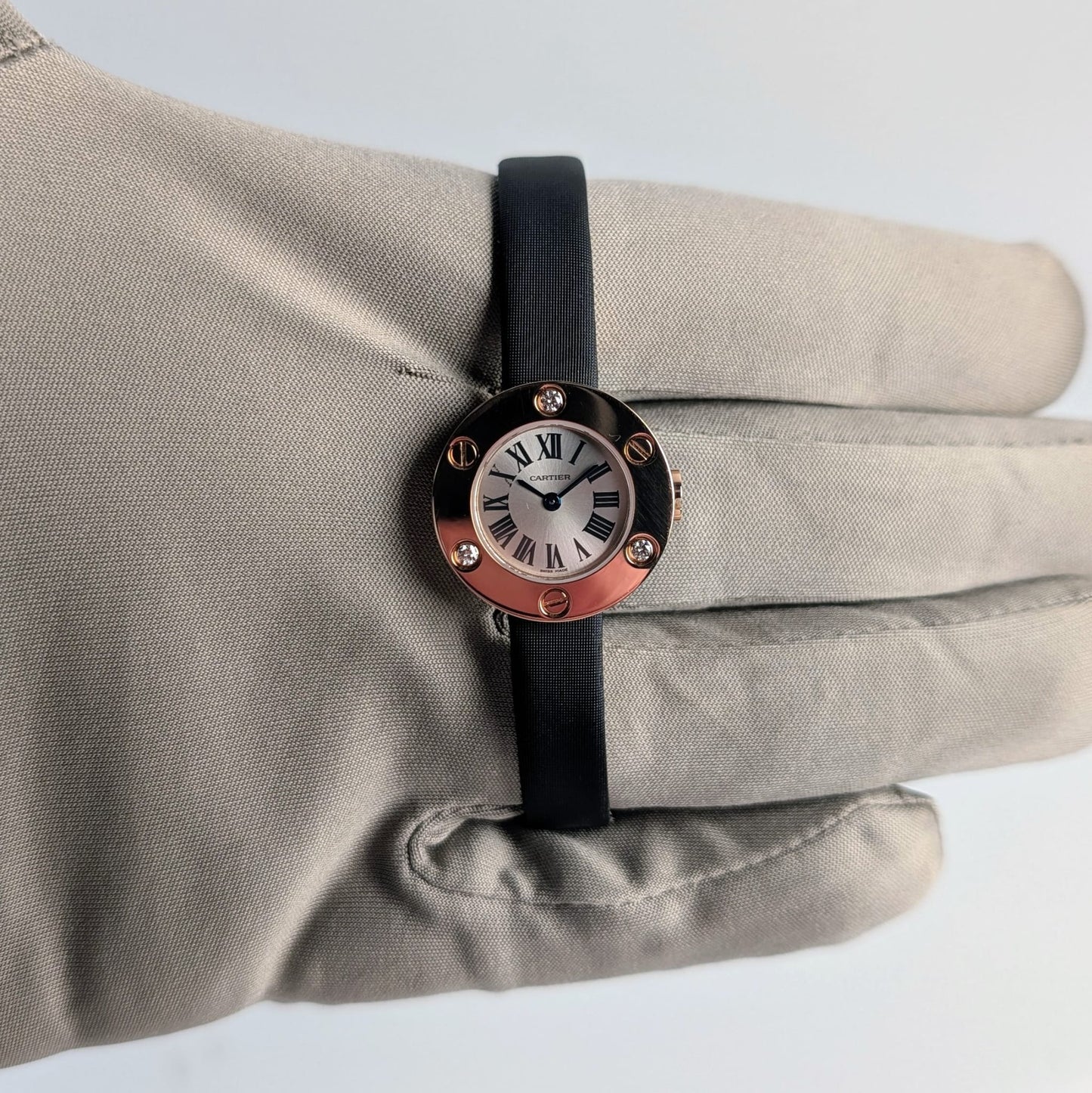 Cartier Love Watch Quartz 23mm — 18k Rose Gold with Factory Diamonds