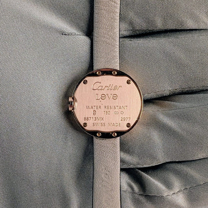 Cartier Love Watch Quartz 23mm — 18k Rose Gold with Factory Diamonds