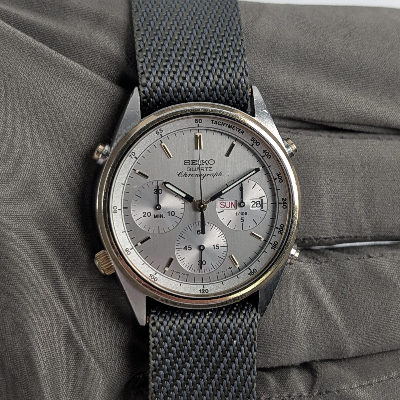 Seiko Chronograph Men's Watch | Ref. 7A38-7069 | NATO Strap