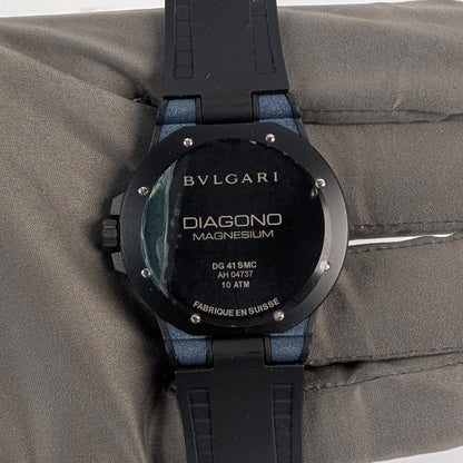 Bulgari Diagono Magnesium Men's Watch | Full Set | Ref. DG41SMC