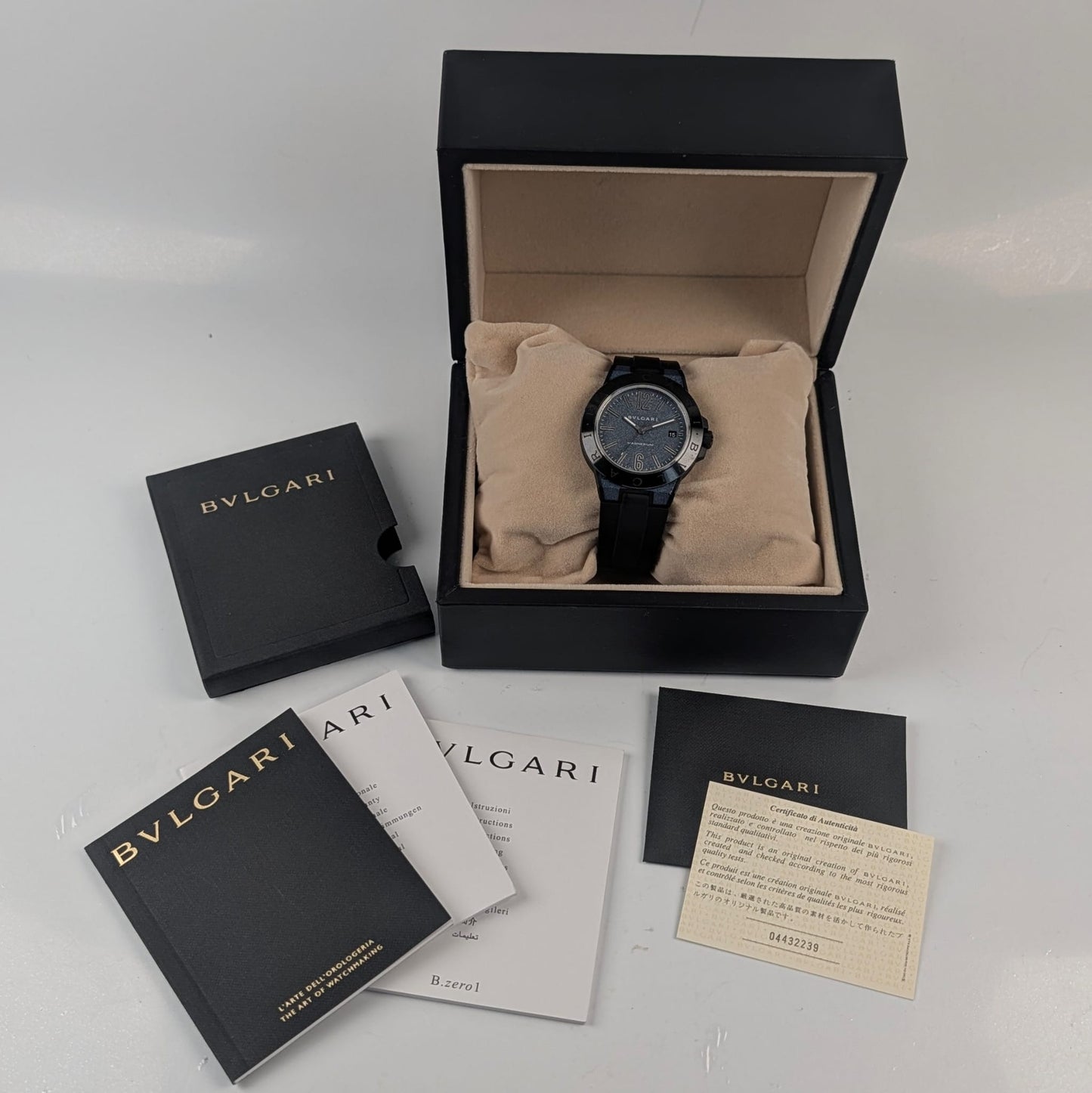 Bulgari Diagono Magnesium Men's Watch | Full Set | Ref. DG41SMC