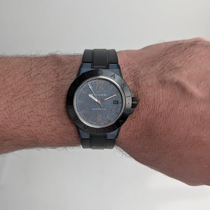 Bulgari Diagono Magnesium Men's Watch | Full Set | Ref. DG41SMC