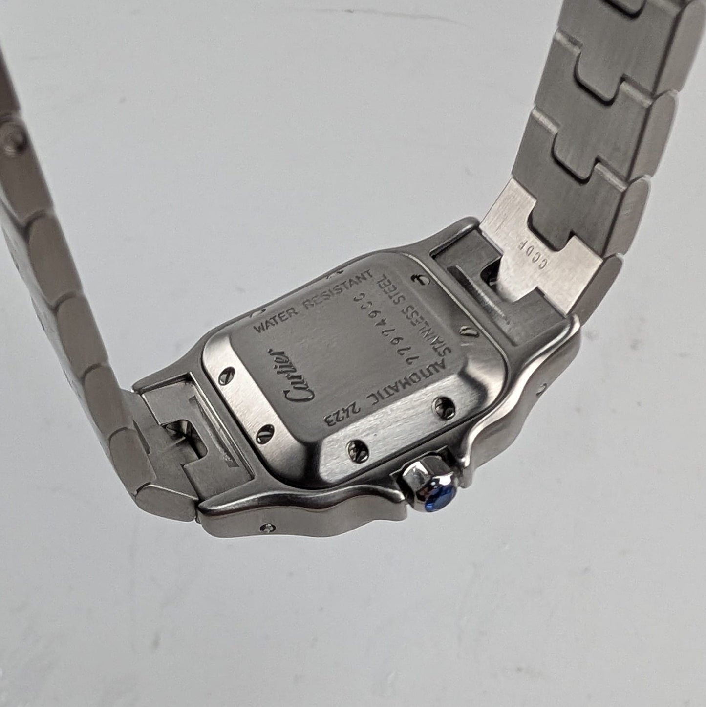 Cartier Santos Galbee Ladies Watch – Silver Roman Dial, Ref. 2423