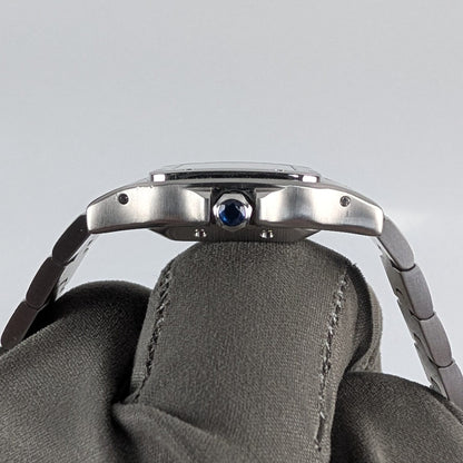 Cartier Santos Galbee Ladies Watch – Silver Roman Dial, Ref. 2423