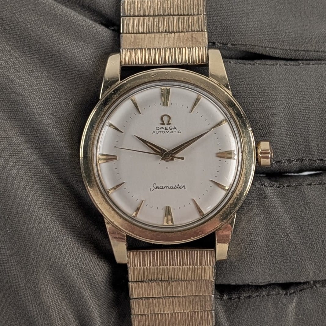 Vintage Omega Seamaster Men's Watch – Gold Tone, Serviced (GX6250)