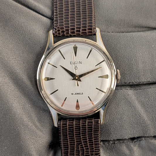 Vintage Elgin 19-Jewel Men's Wrist Watch