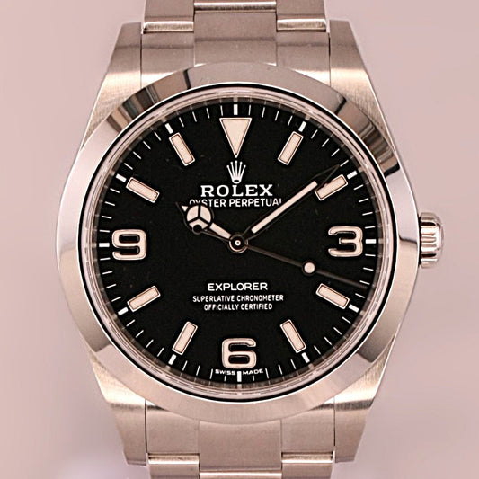 Rolex Explorer Black Dial | Ref. 214270