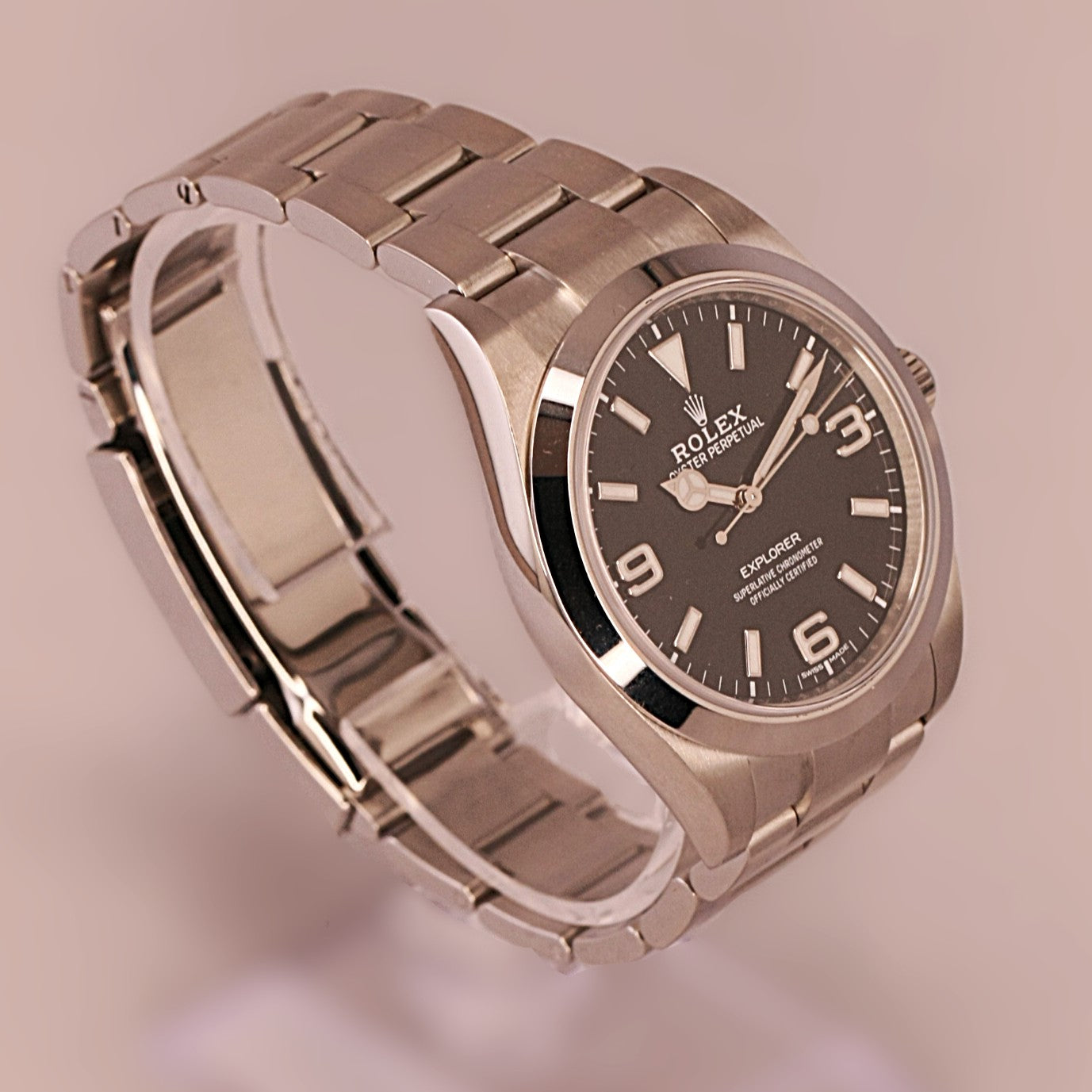 Rolex Explorer Black Dial | Ref. 214270
