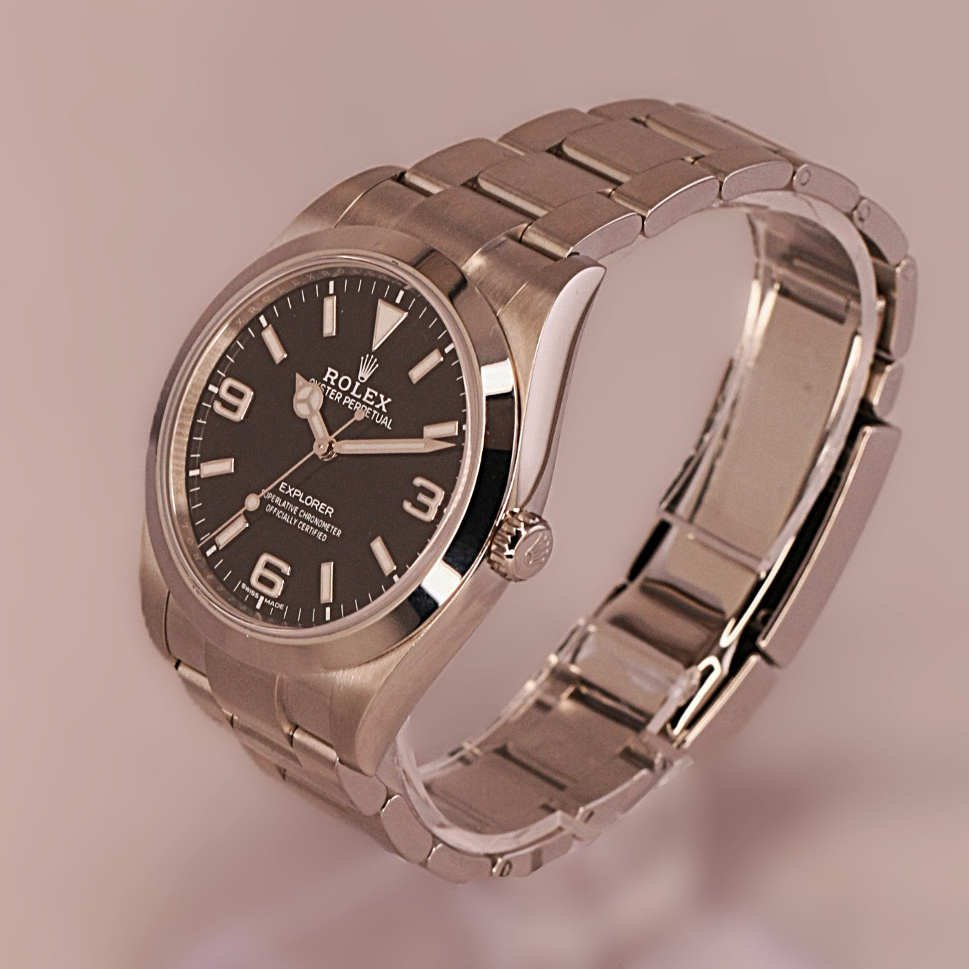 Rolex Explorer Black Dial | Ref. 214270