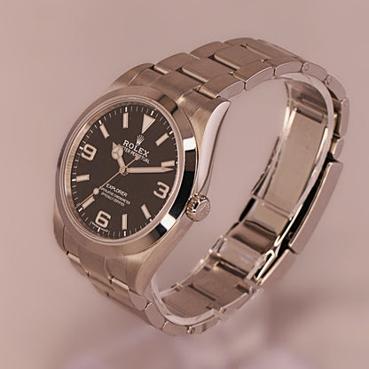 Rolex Explorer Black Dial | Ref. 214270