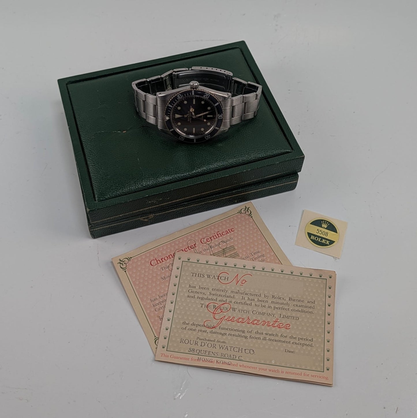 Rolex Submariner No-Date | Ref. 5508 | 1958 | James Bond | Tropical Dial