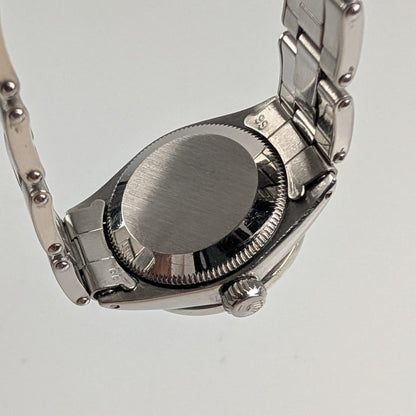 Rolex Ladies Oyster Perpetual | Black Dial | Diamond Bezel | Ref. 6618